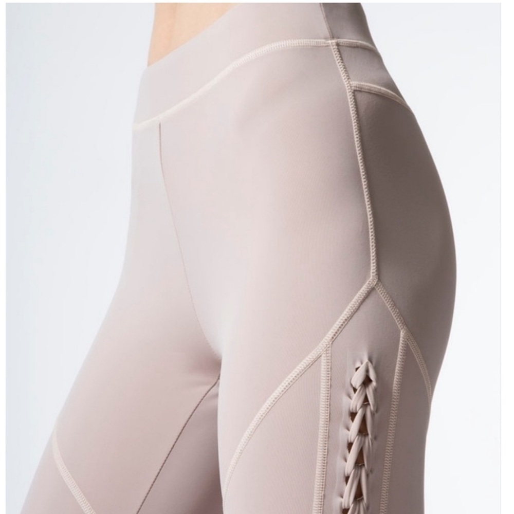 NWT Carbon 38 Cushne Et Ochs braided leggings Medium neutral color